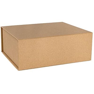 Ideen mit Herz Boîte pliante avec fermeture magnétique Boîte cadeau 21 x 17,3 x 8,2 cm Emballage cadeau pour mariage, Noël, anniversaire et plus (Brun) Ideen mit Herz Boîte pliante avec fermeture magnétique Boîte cadeau 21 x 17,3 x 8,2 cm Emballage cadeau pour mariage, Noël, anniversaire et plus (Brun)