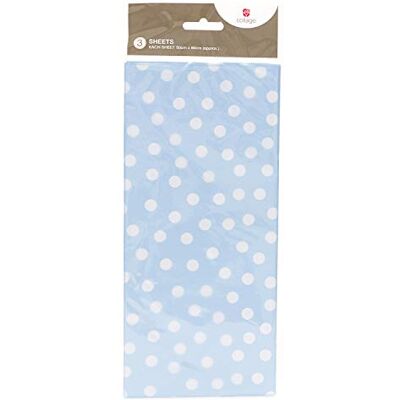 UK Greetings - Polka Dot Blue/White - Blue/White - Polka Dot - Tissue Paper UK Greetings - Polka Dot Blue/White - Blue/White - Polka Dot - Tissue Paper