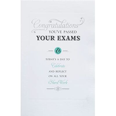 UK Greetings Carte d'examen de réussite pour lui/elle/ami avec enveloppe – Design style certificat UK Greetings Carte d'examen de réussite pour lui/elle/ami avec enveloppe – Design style certificat