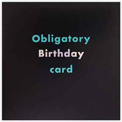 Clintons : Carte d'anniversaire obligatoire, 11 x 15 cm. Clintons : Carte d'anniversaire obligatoire, 11 x 15 cm.
