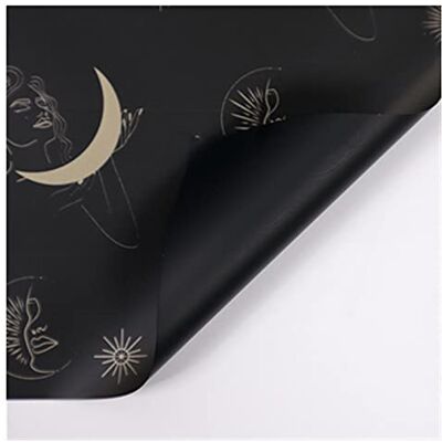 GSXLZ Rouleau de papier d'emballage 20 pièces 58 x 58 cm motif lune imperméable papier d'emballage fleur emballage cadeau d'anniversaire papier de soie fournitures de fleuriste (couleur : C5) GSXLZ Rouleau de papier d'emballage 20 pièces 58 x 58 cm motif lune imperméable papier d'emballage fleur emballage cadeau d'anniversaire papier de soie fournitures de fleuriste (couleur : C5)