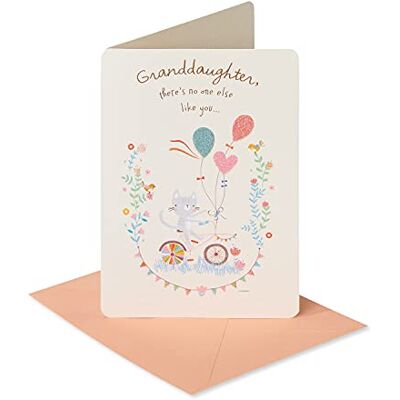 American Greetings Carte d'anniversaire pour petite-fille (personne Else Like You) American Greetings Carte d'anniversaire pour petite-fille (personne Else Like You)