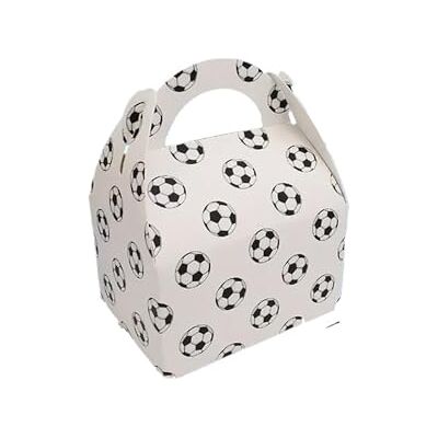 WLIHDB Lot de 30 boîtes à bonbons portables avec motif de football Cadeau d'anniversaire Sacs d'emballage au chocolat Décoration de fête pour fête sur le thème du football (couleur 2) WLIHDB Lot de 30 boîtes à bonbons portables avec motif de football Cadeau d'anniversaire Sacs d'emballage au chocolat Décoration de fête pour fête sur le thème du football (couleur 2)