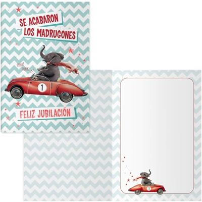 DOHE Cartes de vœux de retraite Lot de 6 pièces Dimensions : 11,5 x 17 cm (fermée) Comprend une enveloppe pour ranger la carte Modèle Elephant DOHE Cartes de vœux de retraite Lot de 6 pièces Dimensions : 11,5 x 17 cm (fermée) Comprend une enveloppe pour ranger la carte Modèle Elephant