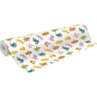 Clairefontaine 202091C Une Bobine De Papier Cadeau Papier Excellia 80g 50x0,70m Motif : Animaux, Chats, Lapins, Anniversaire Enfants Emballage Cadeau, Idéal Emballages Professionnels Clairefontaine 202091C Une Bobine De Papier Cadeau Papier Excellia 80g 50x0,70m Motif : Animaux, Chats, Lapins, Anniversaire Enfants Emballage Cadeau, Idéal Emballages Professionnels