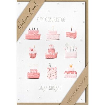 bsb Carte d'anniversaire Carte de la nature Cartes durables pour anniversaire Avec enveloppe Carte d'anniversaire pour femme et homme 11,5 x 17 cm bsb Carte d'anniversaire Carte de la nature Cartes durables pour anniversaire Avec enveloppe Carte d'anniversaire pour femme et homme 11,5 x 17 cm