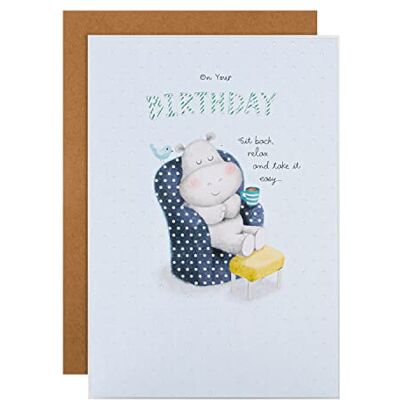 Hallmark Carte d'anniversaire – Motif mignon Po et Birdie Hallmark Carte d'anniversaire – Motif mignon Po et Birdie