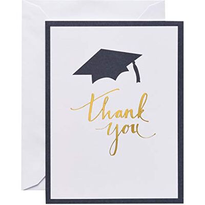 American Greetings Lot de 50 cartes de remerciement avec enveloppes, vierges American Greetings Lot de 50 cartes de remerciement avec enveloppes, vierges
