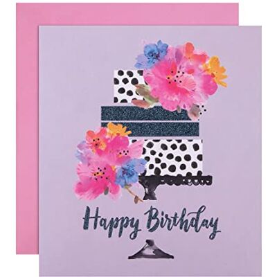 Hallmark Carte d'anniversaire « Cake » – Design contemporain Hallmark Carte d'anniversaire « Cake » – Design contemporain