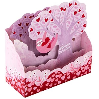 Hallmark Paper Wonder Carte de Saint-Valentin pop-up Motif paresseux Hallmark Paper Wonder Carte de Saint-Valentin pop-up Motif paresseux