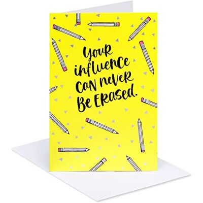 American Greetings Carte de remerciement pour enseignant (A Great Year) American Greetings Carte de remerciement pour enseignant (A Great Year)