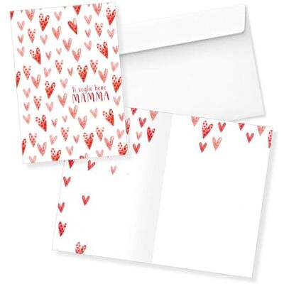 Creative Carte de vœux de fête des mères avec inscription « Vœux » MAMMA » Creative Carte de vœux de fête des mères avec inscription « Vœux » MAMMA »