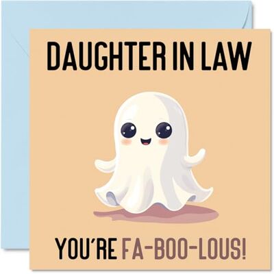 Stuff4 Cartes d'anniversaire pour belle-fille – Fa-Boo-Lous – Carte d'anniversaire amusante pour belle-fille de la part de maman, beau-père, cadeau d'anniversaire pour fille, 145 mm x 145 mm cartes de vœux Stuff4 Cartes d'anniversaire pour belle-fille – Fa-Boo-Lous – Carte d'anniversaire amusante pour belle-fille de la part de maman, beau-père, cadeau d'anniversaire pour fille, 145 mm x 145 mm cartes de vœux
