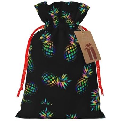 Limpac Ananas (2) Sac cadeau de Noël, emballage cadeau de Noël – Taille S, peut contenir toutes sortes de petits cadeaux. Limpac Ananas (2) Sac cadeau de Noël, emballage cadeau de Noël – Taille S, peut contenir toutes sortes de petits cadeaux.