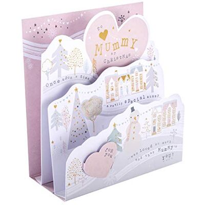 Hallmark Carte de Noël pour maman Motif 3D Pop Up Hallmark Carte de Noël pour maman Motif 3D Pop Up