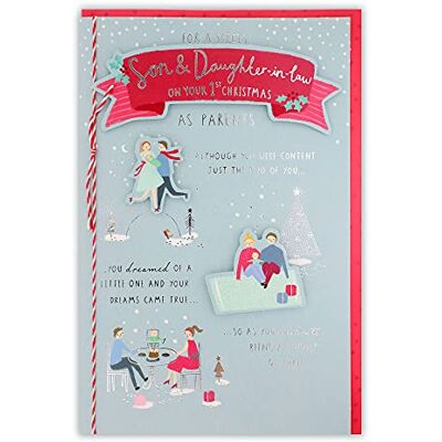 Clintons : Carte de Noël 1ère famille pour belle-fille et fils Clintons : Carte de Noël 1ère famille pour belle-fille et fils