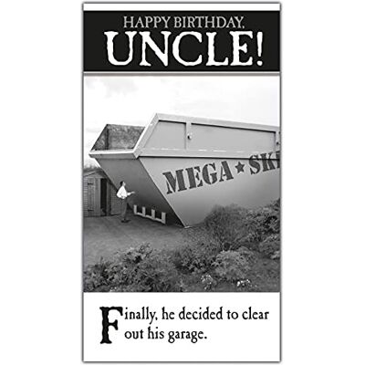 Emotional Rescue Clearout, Carte de vœux pour oncle, 130 x 235 mm Emotional Rescue Clearout, Carte de vœux pour oncle, 130 x 235 mm