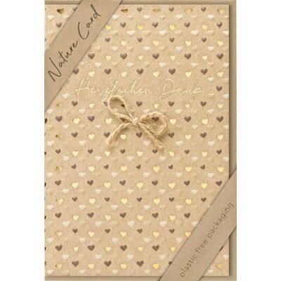 bsb Carte de remerciement avec motif cœur Carte de vœux durable Avec enveloppe Cadeau pour meilleure amie ou ami Carte d'amour et d'amitié 11,6 x 16,6 cm bsb Carte de remerciement avec motif cœur Carte de vœux durable Avec enveloppe Cadeau pour meilleure amie ou ami Carte d'amour et d'amitié 11,6 x 16,6 cm