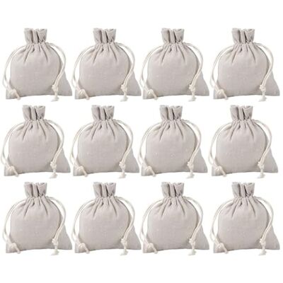 Ideen mit Herz Lot de 12 sacs en tissu avec cordon de serrage Emballage cadeau Bonbonnière Mariage Rangement de petites pièces 12 cm x 15 cm Naturel Ideen mit Herz Lot de 12 sacs en tissu avec cordon de serrage Emballage cadeau Bonbonnière Mariage Rangement de petites pièces 12 cm x 15 cm Naturel