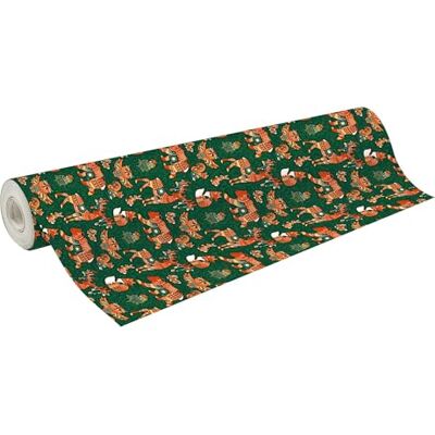 Clairefontaine 202111C Un Rouleau de Papier Cadeau Grande longueur Papier Excellia 80g Motifs : Artistique Forest Rouge et Vert Dimensions : 50x0,70m Papier cadeau Noël, anniversaire Clairefontaine 202111C Un Rouleau de Papier Cadeau Grande longueur Papier Excellia 80g Motifs : Artistique Forest Rouge et Vert Dimensions : 50x0,70m Papier cadeau Noël, anniversaire