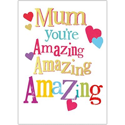 Danilo Promotions LTD Carte d'anniversaire pour maman, fête des mères, carte de vœux pour maman, 17 x 12 cm Danilo Promotions LTD Carte d'anniversaire pour maman, fête des mères, carte de vœux pour maman, 17 x 12 cm