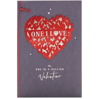 UK Greetings Carte de Saint-Valentin pour la personne que j'aime – Superbe motif cœur rouge UK Greetings Carte de Saint-Valentin pour la personne que j'aime – Superbe motif cœur rouge