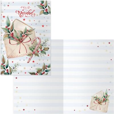 DOHE Cartes de vœux de Noël Lot de 6 unités Dimensions : 11,5 x 17 cm (fermée) Avec enveloppe pour ranger la carte Modèle enveloppe DOHE Cartes de vœux de Noël Lot de 6 unités Dimensions : 11,5 x 17 cm (fermée) Avec enveloppe pour ranger la carte Modèle enveloppe