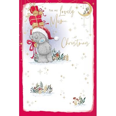 Me To You Tatty Teddy Carte de Noël avec cadeaux Inscription To A Lovely Mum Collection officielle 15,2 x 22,9 cm Me To You Tatty Teddy Carte de Noël avec cadeaux Inscription To A Lovely Mum Collection officielle 15,2 x 22,9 cm