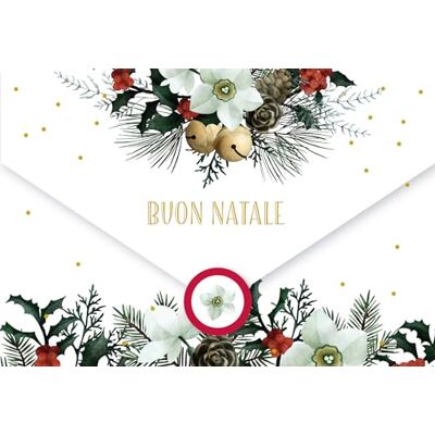 Creative Carte de vœux de Noël italienne format 16 x 11 porte-argent cadeau de Noël 96-907 Creative Carte de vœux de Noël italienne format 16 x 11 porte-argent cadeau de Noël 96-907