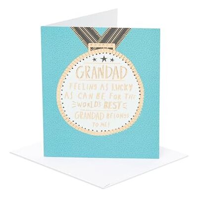 UK Greetings Carte de fête des pères pour grand-père Carte de fête des pères Carte de fête des pères World's Best Grandad UK Greetings Carte de fête des pères pour grand-père Carte de fête des pères Carte de fête des pères World's Best Grandad