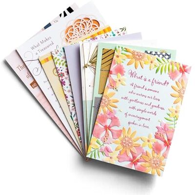 DaySpring Lot de 8 cartes d'anniversaire avec enveloppes (J4523) DaySpring Lot de 8 cartes d'anniversaire avec enveloppes (J4523)