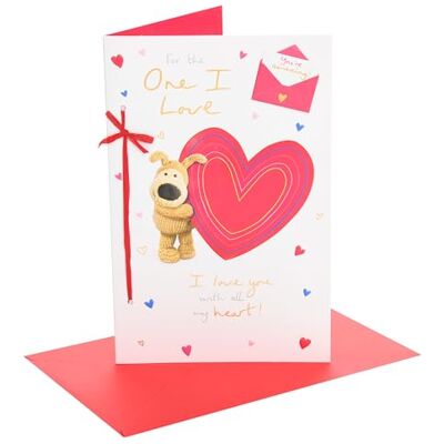 Boofle Carte de Saint-Valentin pour une personne que j'aime I Love You Presents Her/Lui Design mignon Avec enveloppe 16,5 x 25,4 cm Boofle Carte de Saint-Valentin pour une personne que j'aime I Love You Presents Her/Lui Design mignon Avec enveloppe 16,5 x 25,4 cm