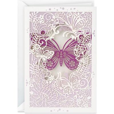 Hallmark Signature Carte d'anniversaire (papillon) Hallmark Signature Carte d'anniversaire (papillon)