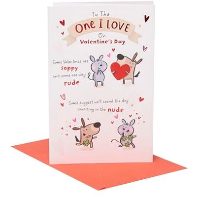 UK Greetings Carte de Saint-Valentin pour la personne que j'aime – Motif poème amusant UK Greetings Carte de Saint-Valentin pour la personne que j'aime – Motif poème amusant