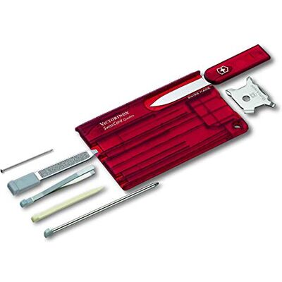 Victorinox Jelly Quattro Carte suisse Rouge Victorinox Jelly Quattro Carte suisse Rouge