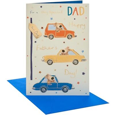Boofle Carte de fête des pères pour papa Carte pour papa, grand-père, mari Lui, garçons, hommes Design mignon Avec enveloppe 14,9 x 22,9 cm Boofle Carte de fête des pères pour papa Carte pour papa, grand-père, mari Lui, garçons, hommes Design mignon Avec enveloppe 14,9 x 22,9 cm
