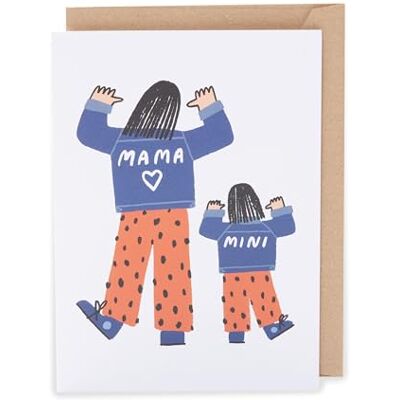 UK Greetings Kindred Carte de fête des mères Mama And Mini UK Greetings Kindred Carte de fête des mères Mama And Mini