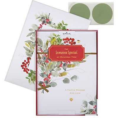 Hallmark Carte de Noël en boîte pour quelqu'un de spécial – Motif feuillage saisonnier classique Hallmark Carte de Noël en boîte pour quelqu'un de spécial – Motif feuillage saisonnier classique