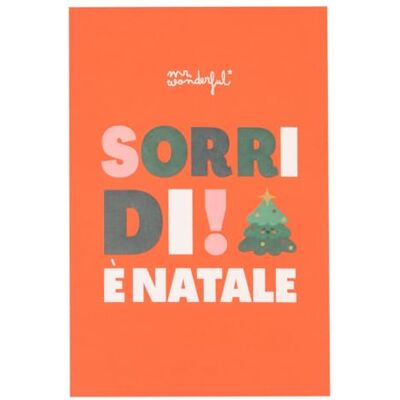 Mr. Wonderful Carte de Noël Sourire! C'est Noël Carte de Noël amusante Comprend une enveloppe Mr. Wonderful Carte de Noël Sourire! C'est Noël Carte de Noël amusante Comprend une enveloppe