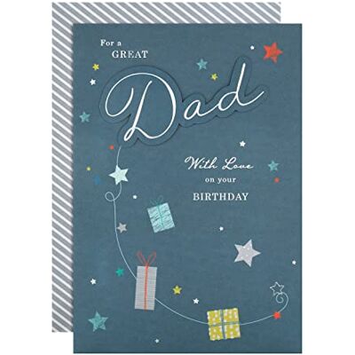 Hallmark - Dad Birthday Card - 3D - Foil - Greeting Card Hallmark - Dad Birthday Card - 3D - Foil - Greeting Card