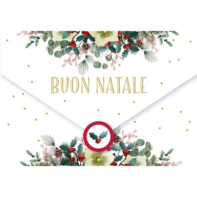 Creative Carte de vœux de Noël italienne format 16 x 11 porte-argent cadeau de Noël 96-908 Creative Carte de vœux de Noël italienne format 16 x 11 porte-argent cadeau de Noël 96-908