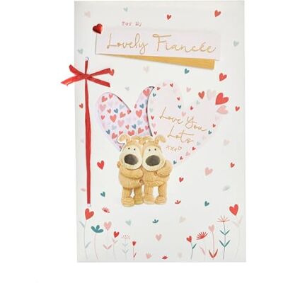 Boofle Carte de Saint-Valentin pour fiancée Motif mignon Boofle Carte de Saint-Valentin pour fiancée Motif mignon