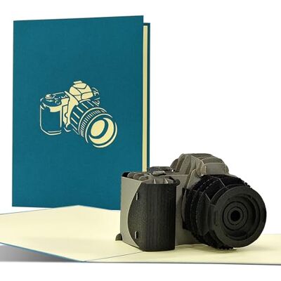 Diese-Klappkarten Bon pour appareil photo, appareil photo Superbe carte d'anniversaire pop-up 3D ou carte de vœux pour photographes Chèque cadeau pour séance photo, atelier photo T23 Diese-Klappkarten Bon pour appareil photo, appareil photo Superbe carte d'anniversaire pop-up 3D ou carte de vœux pour photographes Chèque cadeau pour séance photo, atelier photo T23