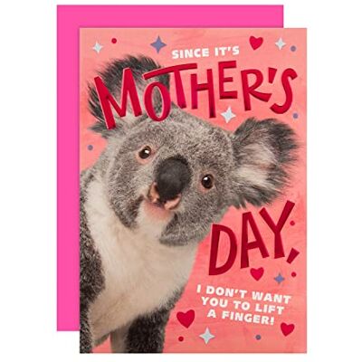 Hallmark 25562849 Carte de fête des mères Motif koala amusant Hallmark 25562849 Carte de fête des mères Motif koala amusant