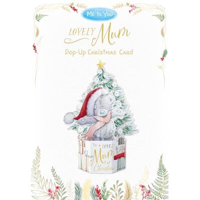 Me To You Tatty Teddy Carte de Noël pop-up 3D pour maman – Collection officielle Me To You Tatty Teddy Carte de Noël pop-up 3D pour maman – Collection officielle