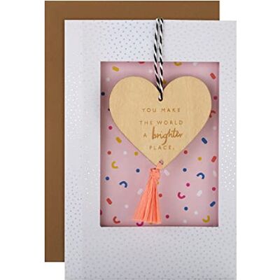 Hallmark Carte de fête des mères, décoration à suspendre en bois Hallmark Carte de fête des mères, décoration à suspendre en bois