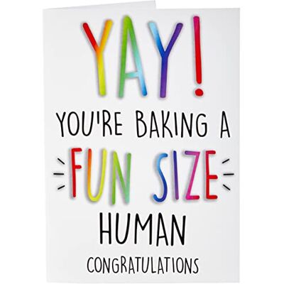 Wall Smart Designs PC451 Carte de félicitations de grossesse avec inscription « Baby On The Way » Wall Smart Designs PC451 Carte de félicitations de grossesse avec inscription « Baby On The Way »