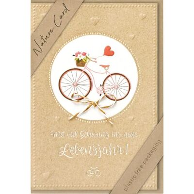 bsb Carte d'anniversaire Carte de la nature Cartes durables pour anniversaire Avec enveloppe Carte d'anniversaire pour femme et homme 11,5 x 17 cm bsb Carte d'anniversaire Carte de la nature Cartes durables pour anniversaire Avec enveloppe Carte d'anniversaire pour femme et homme 11,5 x 17 cm