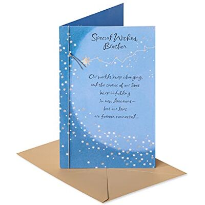 American Greetings Carte d'anniversaire pour frère (vœux spéciaux) American Greetings Carte d'anniversaire pour frère (vœux spéciaux)