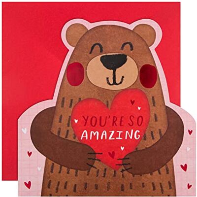 Hallmark Carte de Saint-Valentin Motif ours Hallmark Carte de Saint-Valentin Motif ours